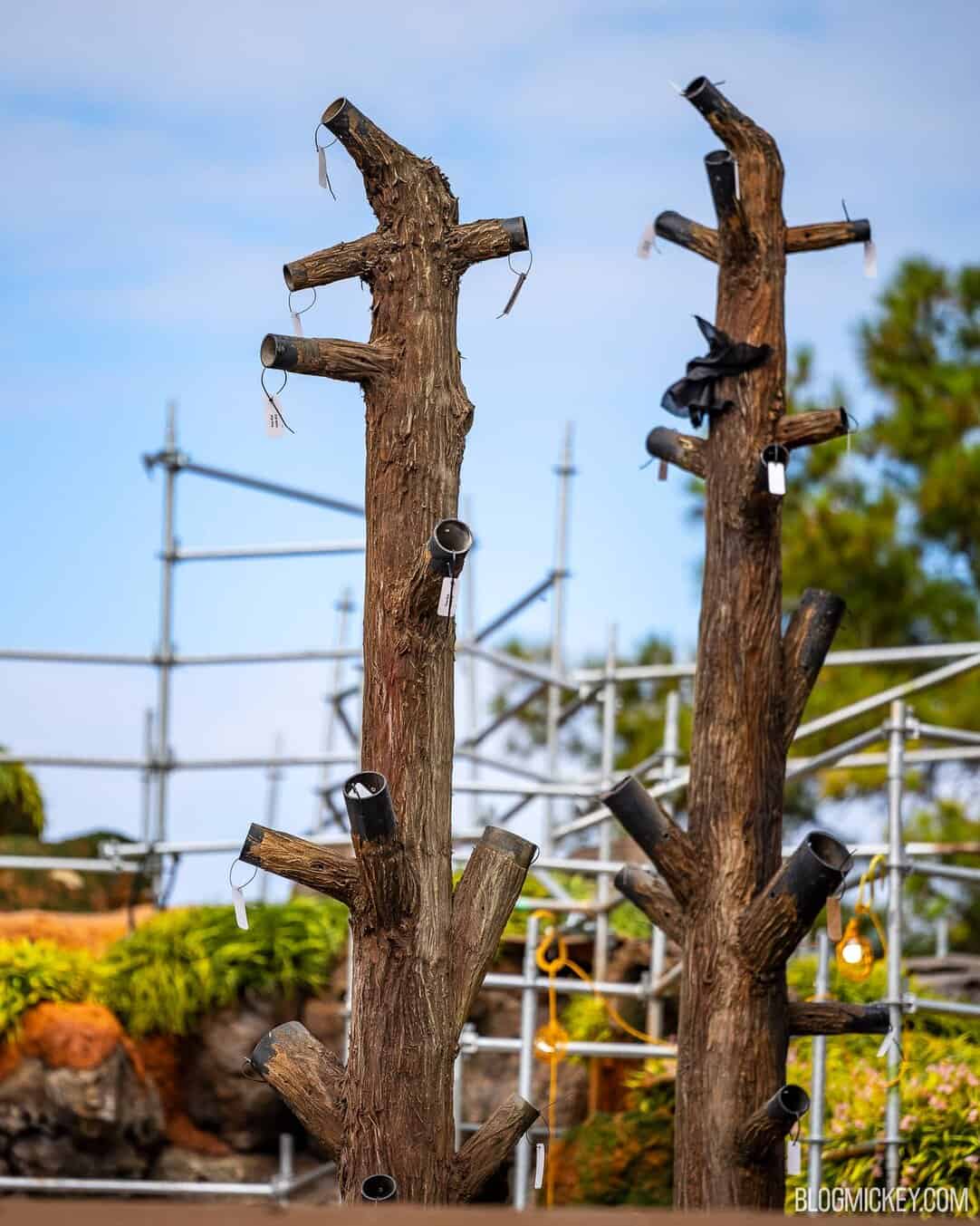 Faux Bald Cypress Trees Installed for Tiana's Bayou Adventure at